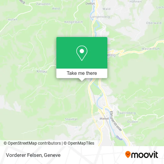 Vorderer Felsen map