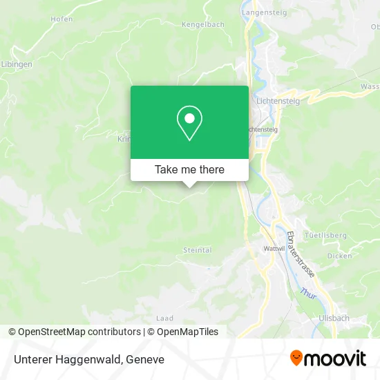 Unterer Haggenwald map