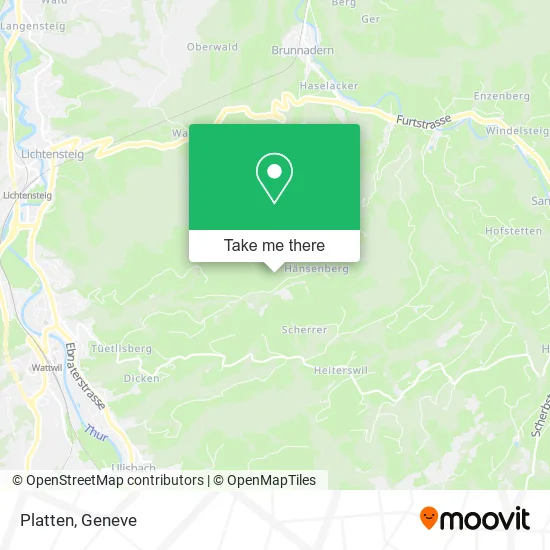 Platten map