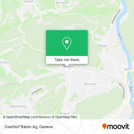 Gasthof Bären Ag map