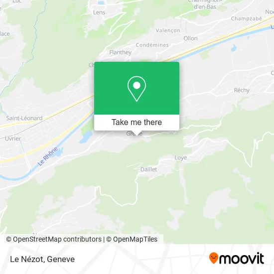 Le Nézot map