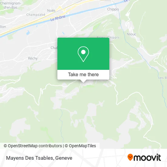 Mayens Des Tsables map