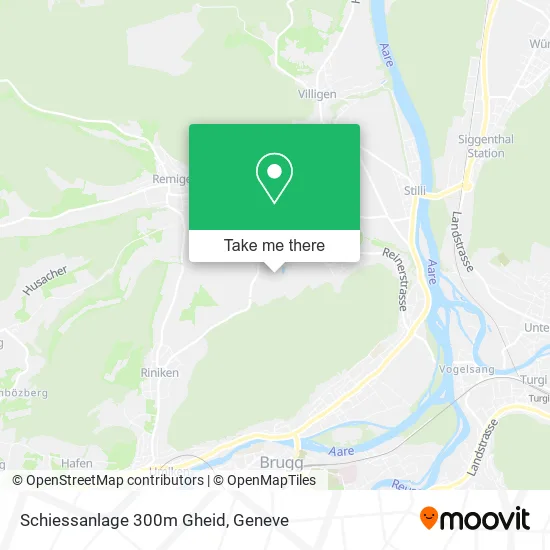 Schiessanlage 300m Gheid map
