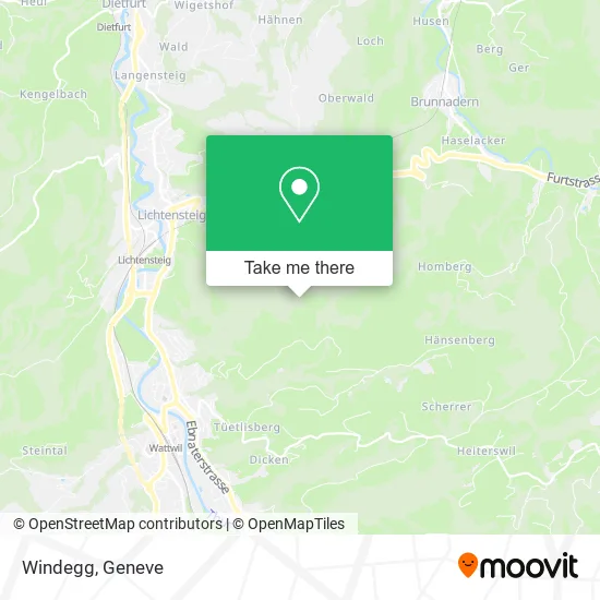 Windegg map