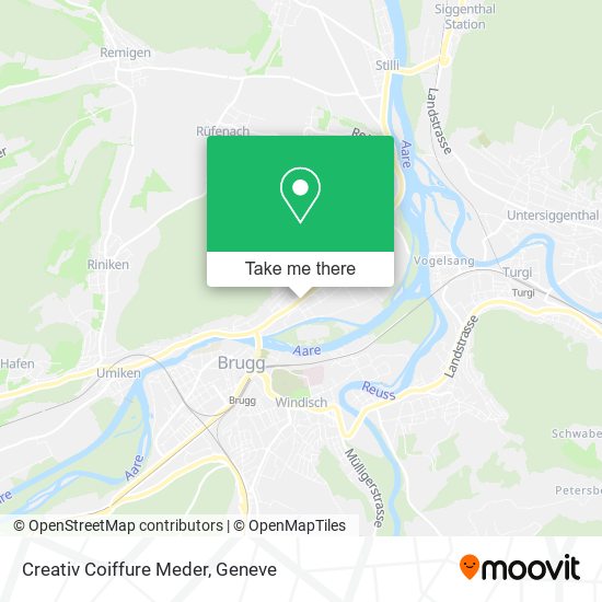 Creativ Coiffure Meder map