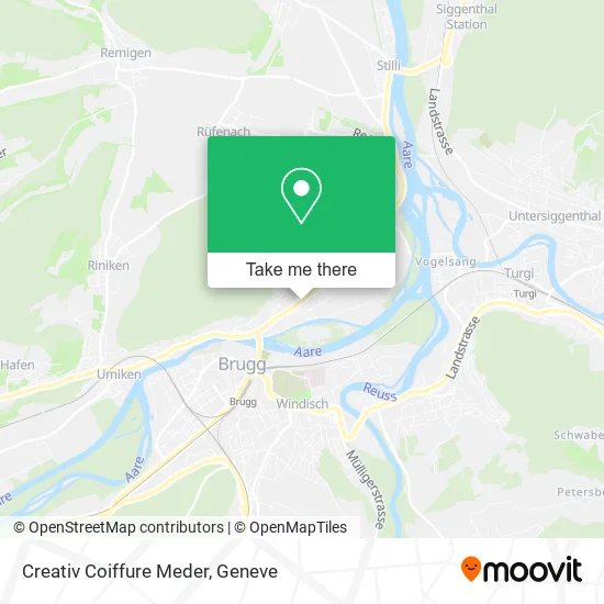 Creativ Coiffure Meder map