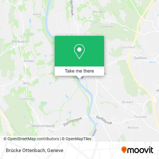 Brücke Ottenbach map