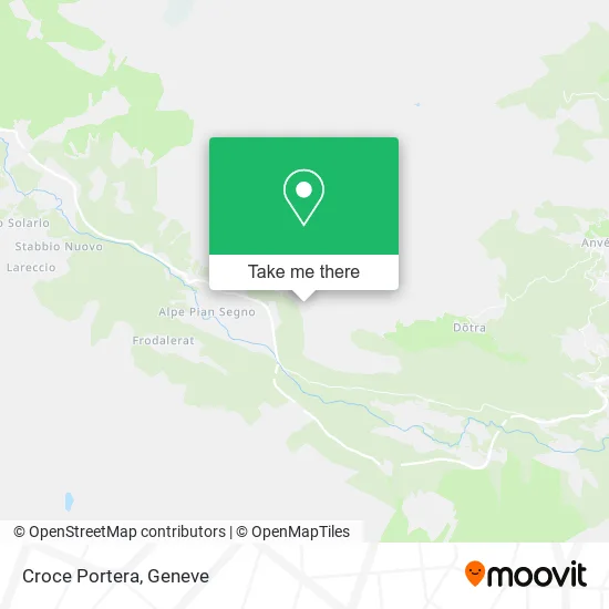 Croce Portera map