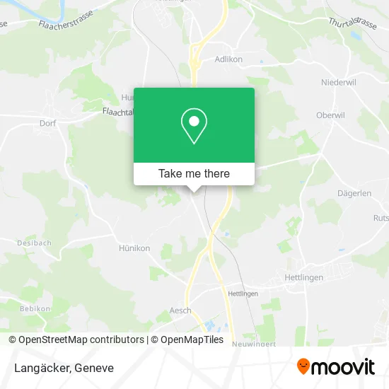 Langäcker map