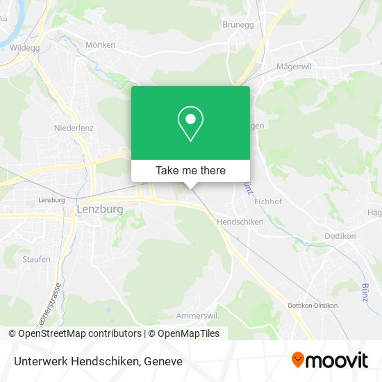 Unterwerk Hendschiken map