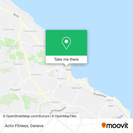 Activ Fitness map