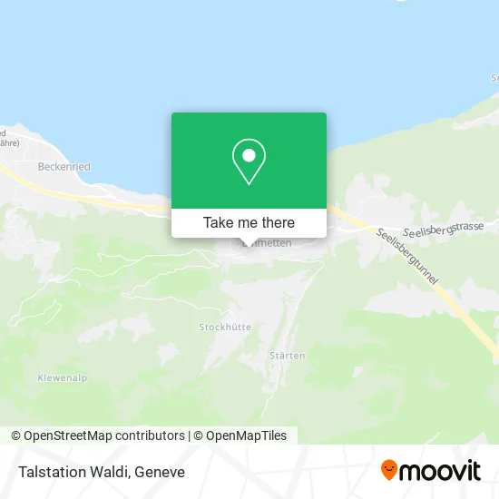 Talstation Waldi map