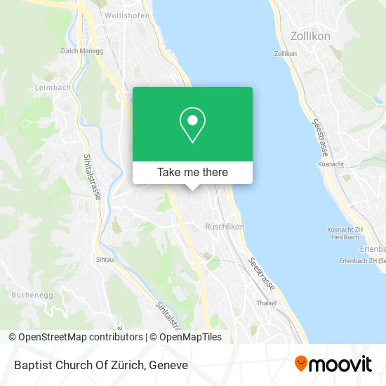 Baptist Church Of Zürich map