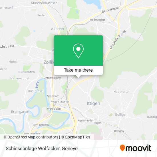 Schiessanlage Wolfacker map