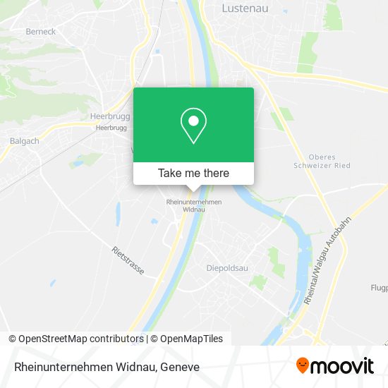Rheinunternehmen Widnau map