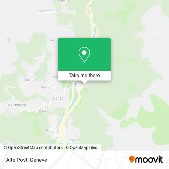Alte Post map