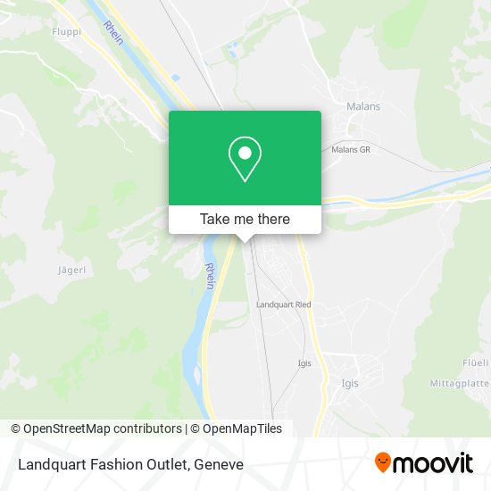 Landquart Fashion Outlet map