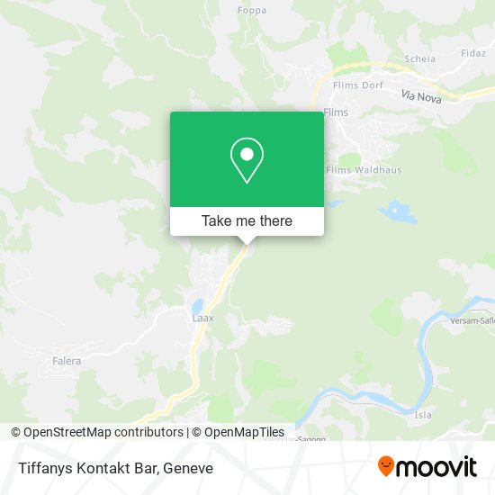 Tiffanys Kontakt Bar map