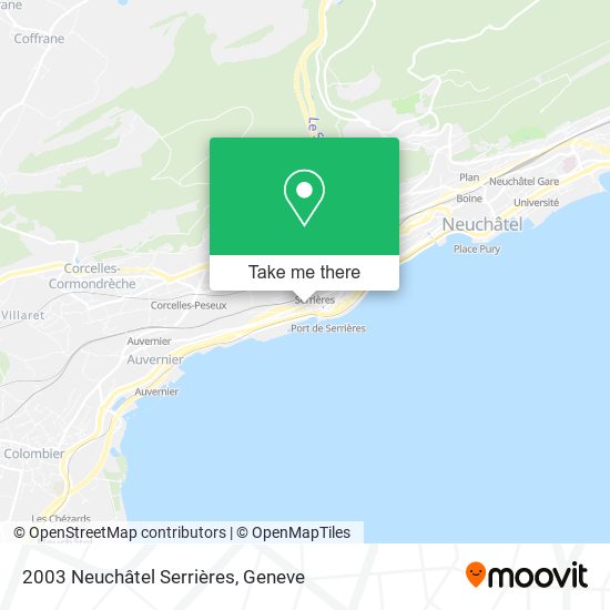 2003 Neuchâtel Serrières map