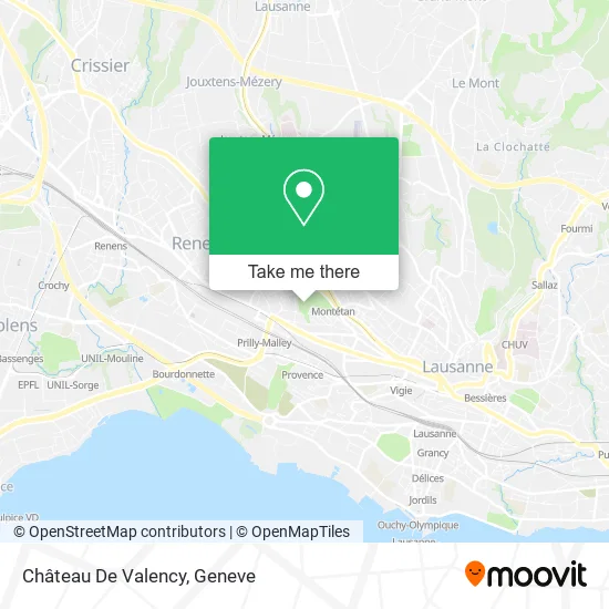 Château De Valency map