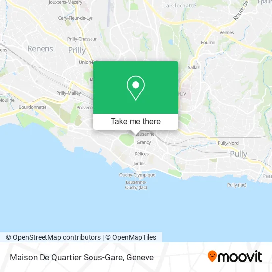 Maison De Quartier Sous-Gare map