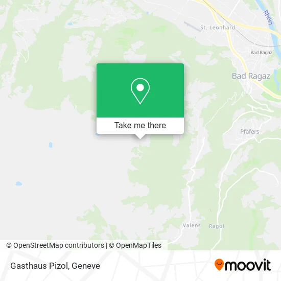 Gasthaus Pizol map