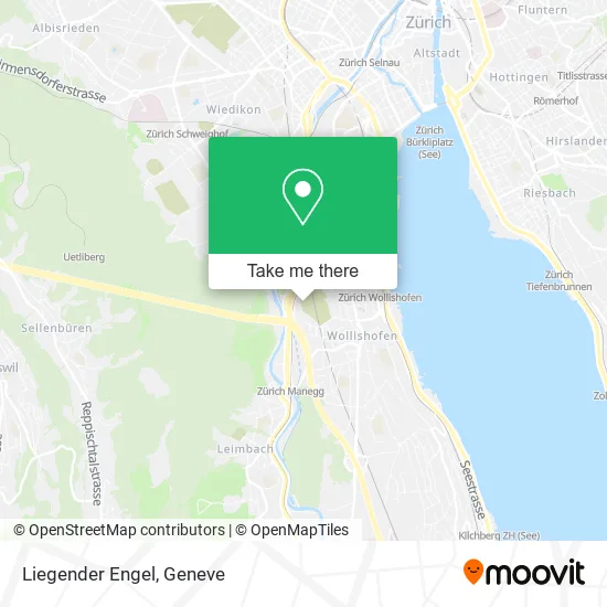 Liegender Engel map