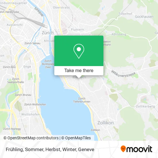 Frühling, Sommer, Herbst, Winter map