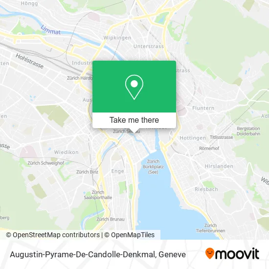 Augustin-Pyrame-De-Candolle-Denkmal map