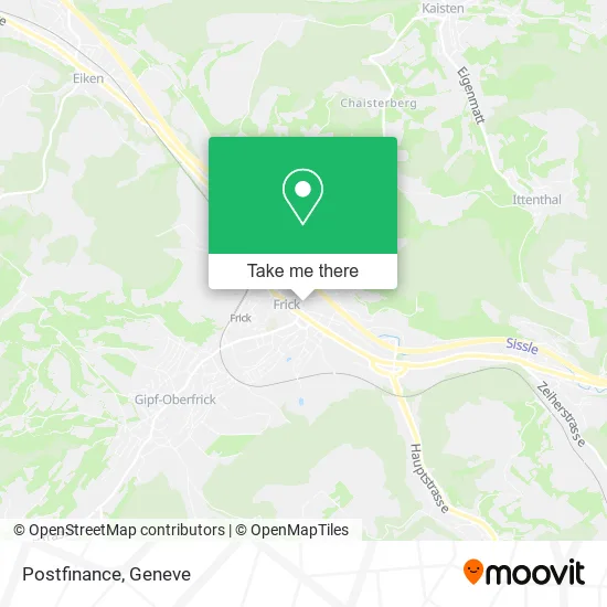 Postfinance map