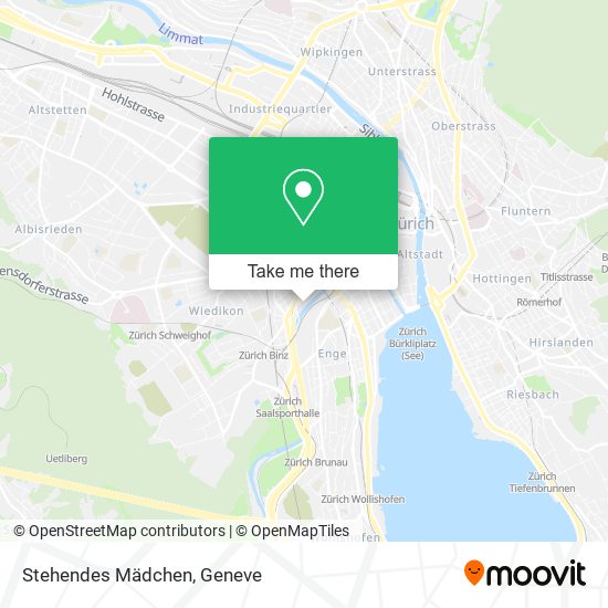 Stehendes Mädchen map