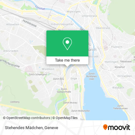 Stehendes Mädchen map