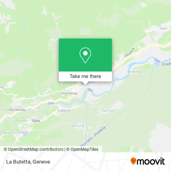 La Butetta map