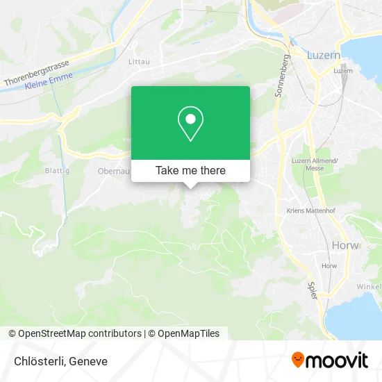 Chlösterli map