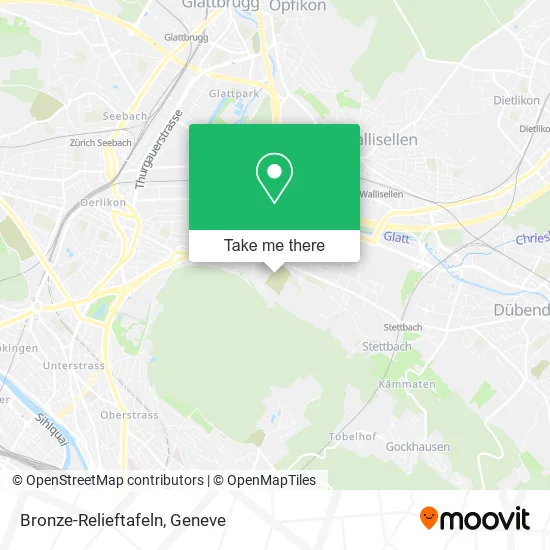 Bronze-Relieftafeln map