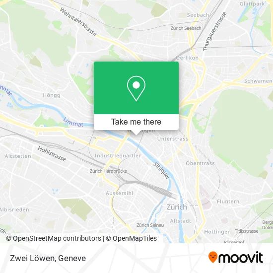 Zwei Löwen map