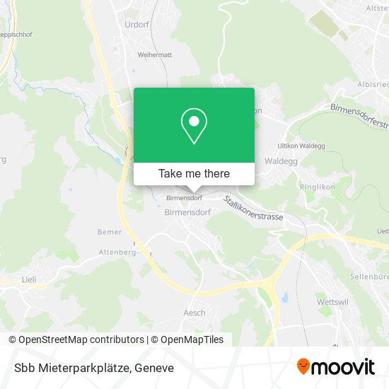 Sbb Mieterparkplätze map
