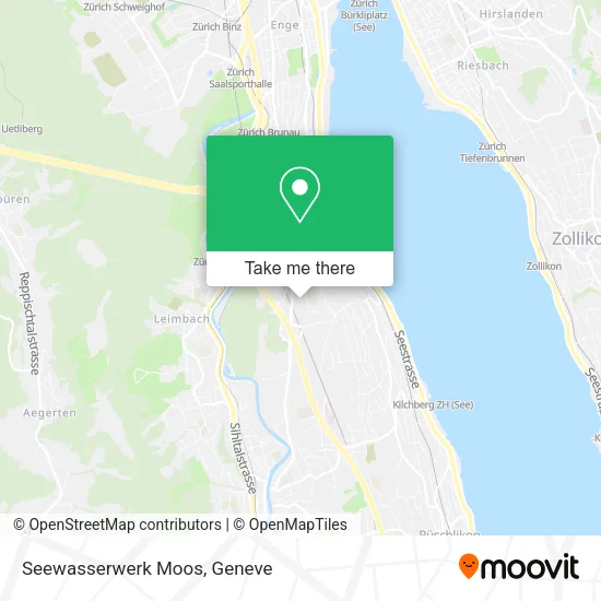 Seewasserwerk Moos map