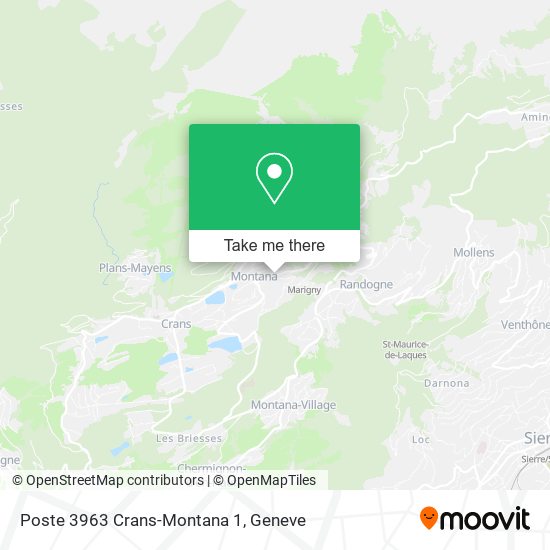 Poste 3963 Crans-Montana 1 map