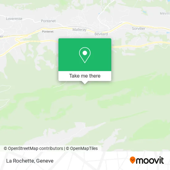 La Rochette map