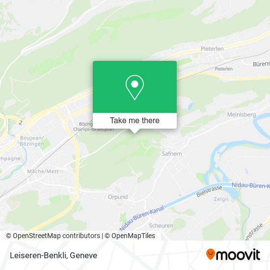 Leiseren-Benkli map