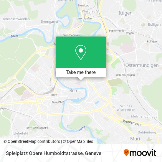 Spielplatz Obere Humboldtstrasse map