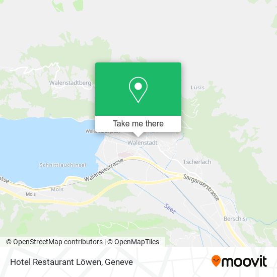 Hotel Restaurant Löwen map