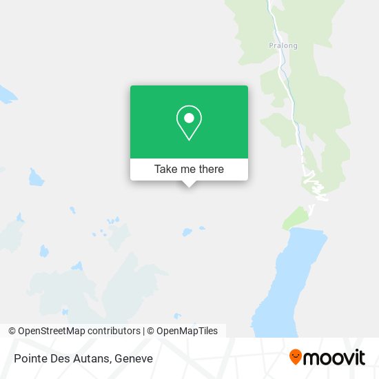 Pointe Des Autans map