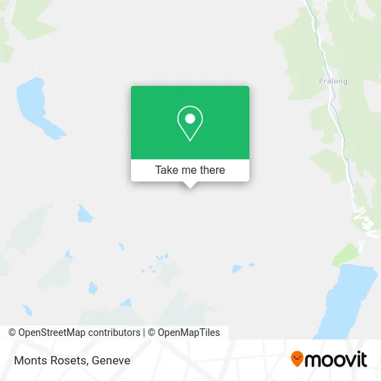 Monts Rosets map