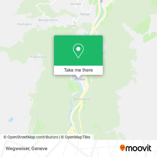 Wegweiser map