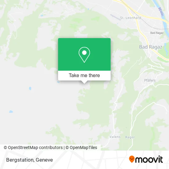 Bergstation map