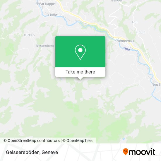 Geissersböden map