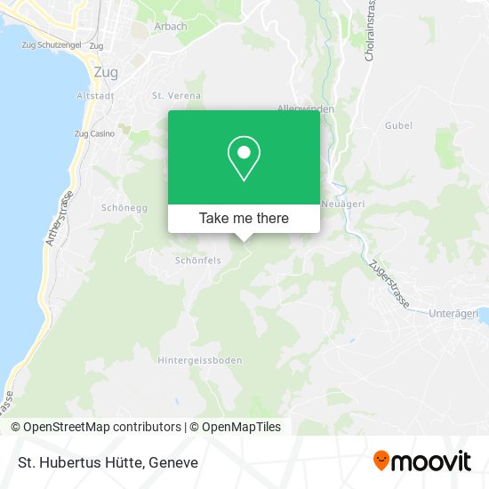 St. Hubertus Hütte map
