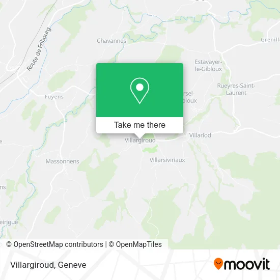 Villargiroud map